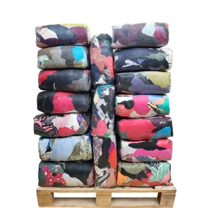 Color T-Shirt Wiping Cloths/Rags